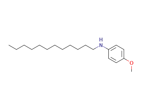 Molecular Structure of 54574-77-5 (Benzenamine, N-dodecyl-4-methoxy-)