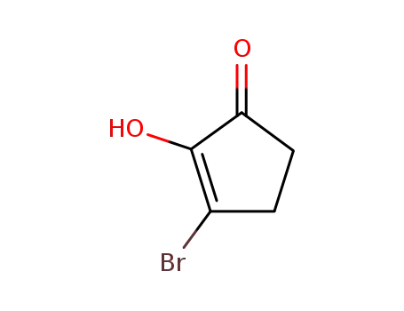 Molecular Structure of 3019-83-8 (3-bromo-2-hydroxycyclopent-2-en-1-one)