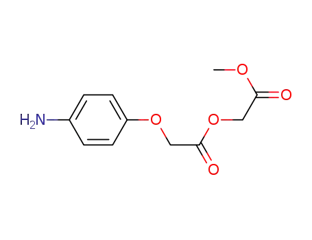 Molecular Structure of 901451-30-7 ((4-Amino-phenoxy)-acetic acid methoxycarbonylmethyl ester)