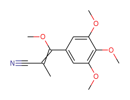 (E)-3-Methoxy-2-methyl-3-(3,4,5-trimethoxy-phenyl)-acrylonitrile