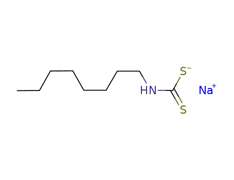 Molecular Structure of 22889-65-2 (Sodium octyldithiocarbamate)