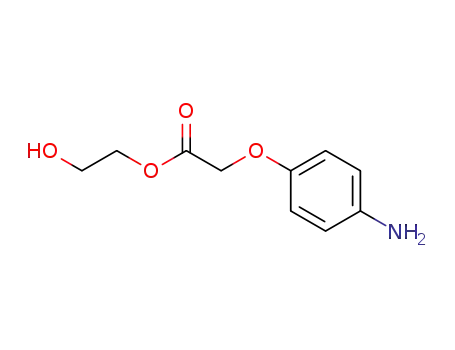 Molecular Structure of 901451-18-1 ((4-Amino-phenoxy)-acetic acid 2-hydroxy-ethyl ester)