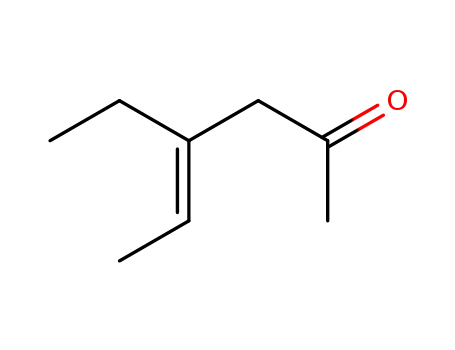 Molecular Structure of 74976-03-7 ((E)-4-ethyl-4-hexen-2-one)