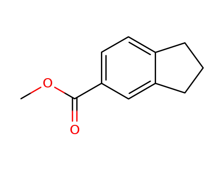 Molecular Structure of 86031-43-8 (1H-INDENE-5-CARBOXYLIC ACID, 2,3-DIHYDRO-, METHYL ESTER)