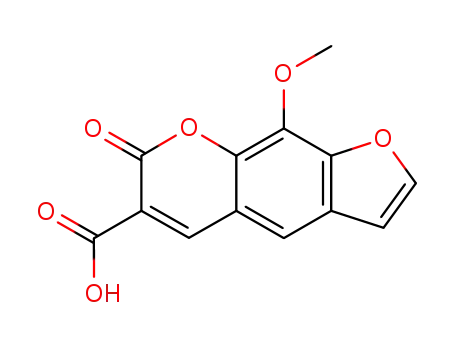 9-Methoxy-7-oxo-7H-furo<3,2-g><l>benzopyran-6-carboxylic Acid