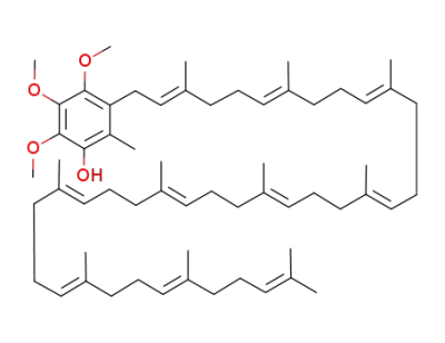 2-hydroxy-3,4,5-trimethoxy-6-((2E)-decaprenyl)-toluene