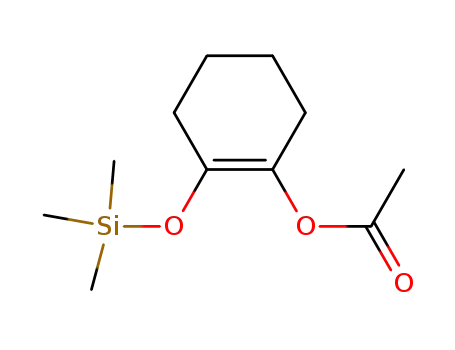 1-Cyclohexen-1-ol, 2-[(trimethylsilyl)oxy]-, acetate