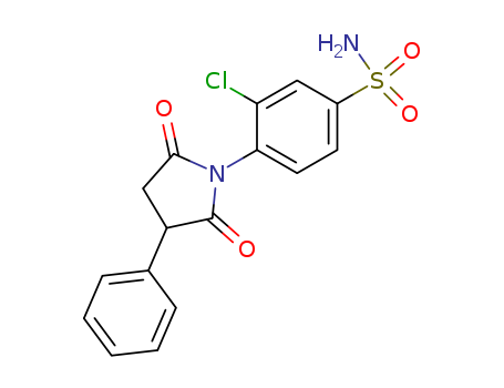 3-chloro-4-(2,5-dioxo-3-phenylpyrrolidin-1-yl)benzenesulfonamide