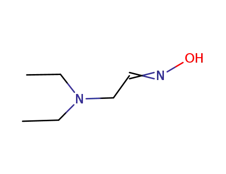 Molecular Structure of 102588-37-4 (Acetaldehyde, (diethylamino)-, oxime, (Z)-)