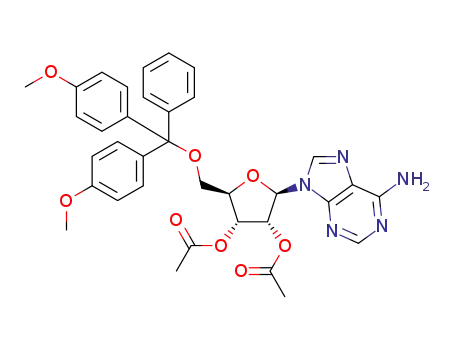 5'-O-(4,4'-dimethoxytrityl)-2',3'-bis-O-acetyl-adenosine