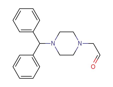 Molecular Structure of 1522375-86-5 (1-benzhydryl-4-(2-acetaldehyde)piperazine)