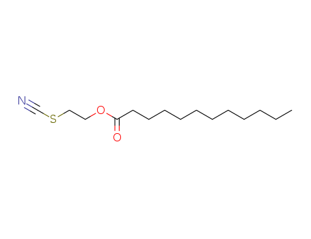 Dodecanoic acid,2-thiocyanatoethyl ester cas  301-11-1