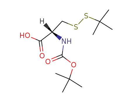 Molecular Structure of 30044-61-2 (BOC-S-TERT-BUTYLMERCAPTO-L-CYSTEINE)
