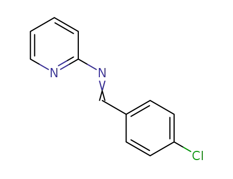 Molecular Structure of 59045-98-6 (N-(4-chlorobenzylidene)pyridin-2-amine)