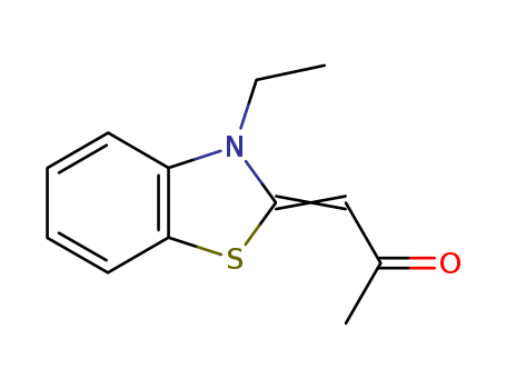 2-PROPANONE,1-(3-ETHYL-2(3H)-BENZOTHIAZOLYLIDENE)-
