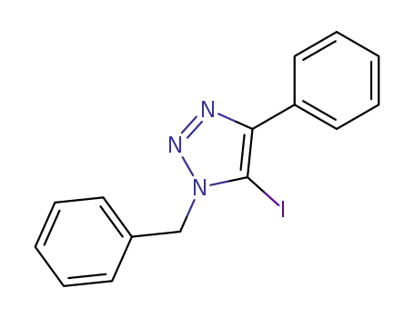 1-benzyl-4-phenyl-5-iodo-1,2,3-triazole