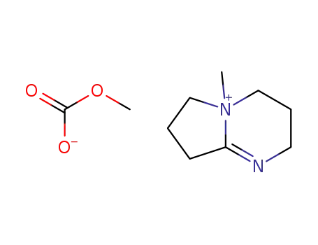 Molecular Structure of 120256-34-0 (1-methyl-1-azonia-5-azabicyclo[4,3,0]-5-nonene methyl carbonate)