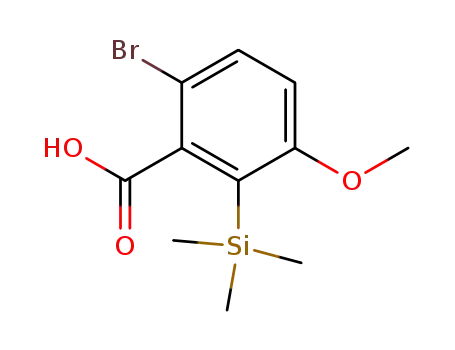 6-bromo-3-methoxy-2-(trimethylsilyl)benzoic acid