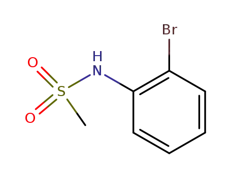 Molecular Structure of 116547-91-2 (N-(2-Bromophenyl)methansulfonamide)