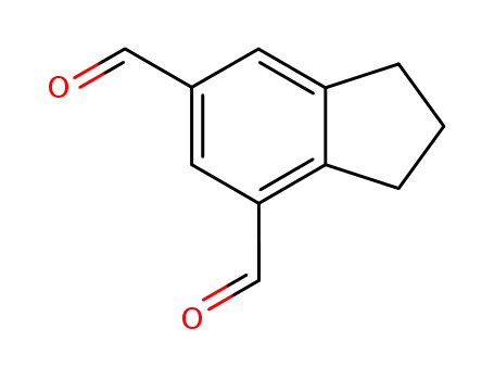 Molecular Structure of 121220-72-2 (indane-4,6-dicarboxaldehyde)