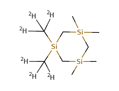 Molecular Structure of 103518-32-7 (C<sub>9</sub>H<sub>18</sub><sup>(2)</sup>H<sub>6</sub>Si<sub>3</sub>)