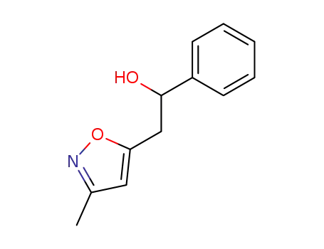 Molecular Structure of 61448-99-5 ((+/-)-5-(2-hydroxy-2-phenylethyl)-3-methylisoxazole)