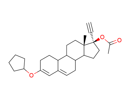 [(8R,9S,10R,13S,14S,17R)-3-cyclopentyloxy-17-ethynyl-13-methyl-2,7,8,9,10,11,12,14,15,16-decahydro-1H-cyclopenta[a]phenanthren-17-yl] acetate
