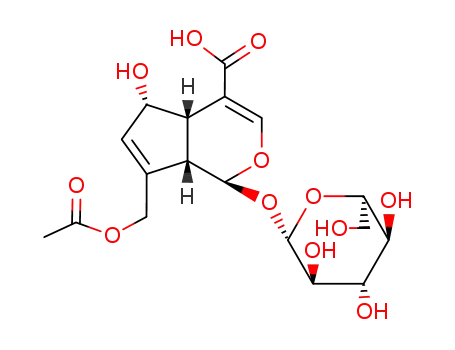 Molecular Structure of 25368-11-0 (asperulosidic acid)