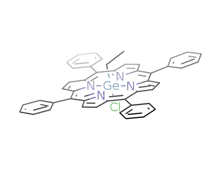 Molecular Structure of 126294-64-2 ((tetraphenylporphyrin)(germanium(IV))(Cl)(CH<sub>2</sub>CH<sub>3</sub>))