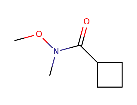 사이클로부탄카복사미드, N-메톡시-N-메틸-(9CI)