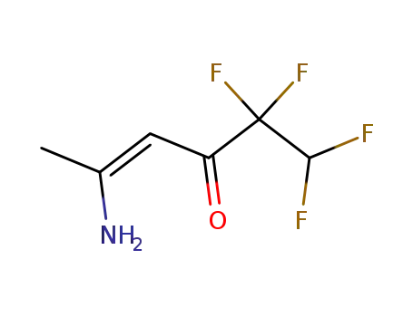 Molecular Structure of 72721-34-7 (5-amino-1,1,2,2-tetrafluoro-4-hexen-3-one)