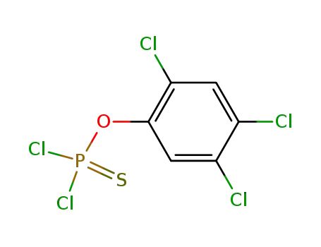 thiophosphorodichloridic acid <i>O</i>-(2,4,5-trichloro-phenyl) ester