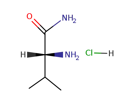 Molecular Structure of 133170-58-8 (H-D-VAL-NH2 HCL)
