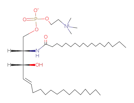 N-(octadecanoyl)-sphing-4-enine-1-phosphocholine