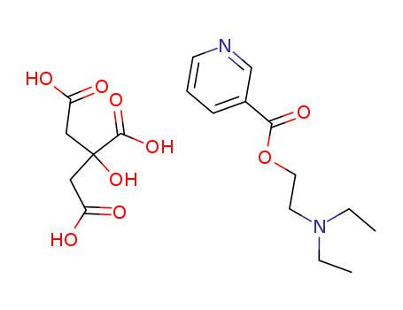 2-(diethylamino)ethyl pyridine-3-carboxylate,2-hydroxypropane-1,2,3-tricarboxylic acid