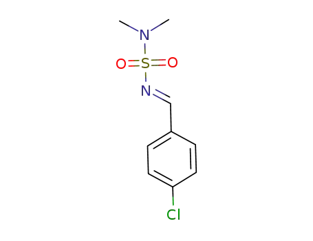 Molecular Structure of 940939-32-2 ((E)-N-(4-chlorobenzylidene)-N’,N’-dimethylsulfamide)