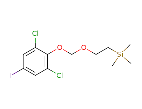 Molecular Structure of 910635-08-4 ([2-(2,6-dichloro-4-iodo-phenoxymethoxy)-ethyl]-trimethylsilane)