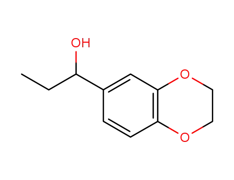 Molecular Structure of 20625-42-7 (1-(3,4-ethylenedioxyphenyl)propan-1-ol)