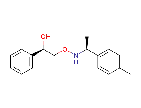 Molecular Structure of 757195-32-7 ((1R)-2-({[(1S)-1-(4-methylphenyl)ethyl]amino}oxy)-1-phenylethanol)