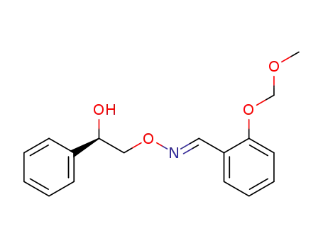Molecular Structure of 757195-19-0 (2-(methoxymethoxy)benzaldehyde O-[(2R)-2-hydroxy-2-phenylethyl]oxime)