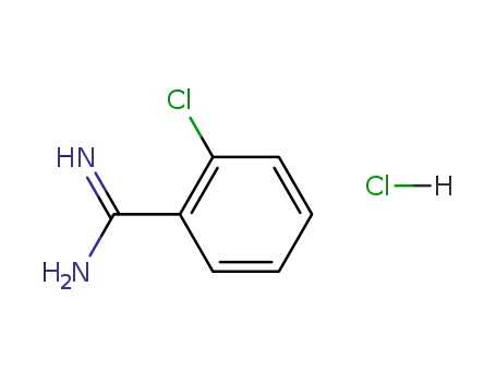 Molecular Structure of 18637-02-0 (2-CHLORO-BENZAMIDINE)