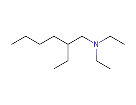 Molecular Structure of 6292-07-5 (N,N,2-triethylhexan-1-amine)