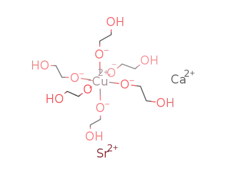 Ca<sup>(2+)</sup>*Sr<sup>(2+)</sup>*Cu(CH<sub>2</sub>OCH<sub>2</sub>OH)6<sup>(4-)</sup>=CaSr[Cu(CH<sub>2</sub>OCH<sub>2</sub>OH)6]