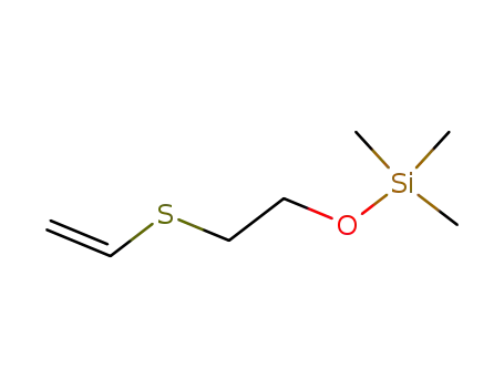 Molecular Structure of 18269-57-3 (trimethyl-(2-vinylmercapto-ethoxy)-silane)