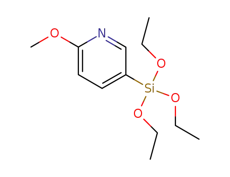 Molecular Structure of 380224-11-3 (Pyridine, 2-methoxy-5-(triethoxysilyl)-)