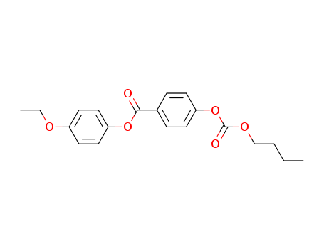 Benzoic acid,4-[(butoxycarbonyl)oxy]-, 4-ethoxyphenyl ester cas  16494-24-9