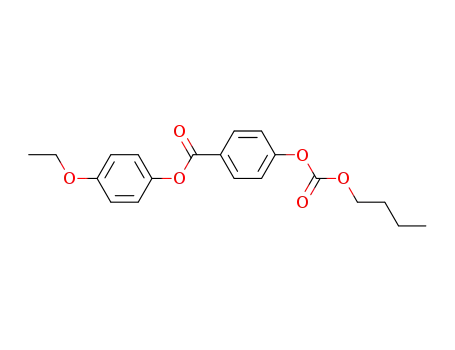 Benzoic acid,4-[(butoxycarbonyl)oxy]-, 4-ethoxyphenyl ester
