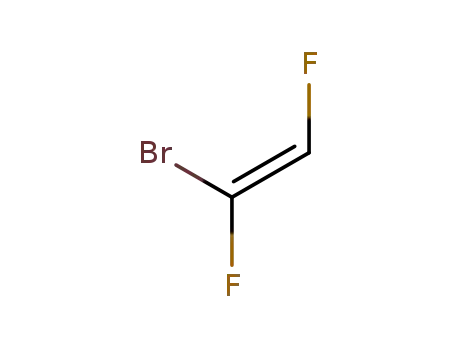 Molecular Structure of 3685-10-7 (Ethene, 1-bromo-1,2-difluoro-, (1Z)-)