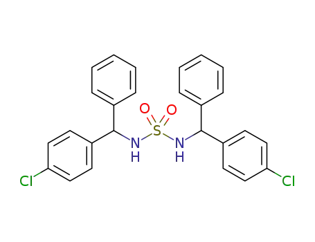 Molecular Structure of 1309582-68-0 (N,N'-sulfonyl bis-[(4-chlorophenyl)(phenyl)methanamine])