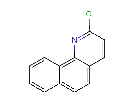 Molecular Structure of 202523-63-5 (Benzo[h]quinoline, 2-chloro-)